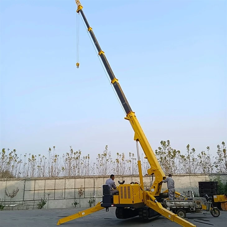 Construction Machine Portable Mini Lifting Crawler Crane 5 Ton Spider Cranes Price Crawler Spider Crane best
